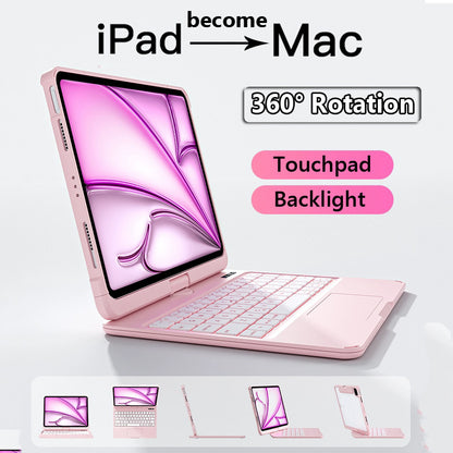 Magic Keyboard For Ipad 11th Gen A16 10th Gen 10.9 A2696 A2757 10.2 9th 8th 7th Air7 Air6 5 4 Transparent Crystal Keyboard Case