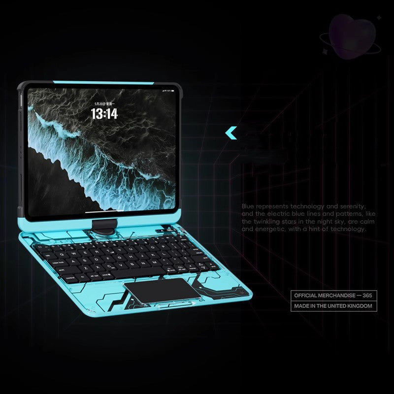 Magic Keyboard For Ipad 11th Gen A16 10th Gen 10.9 A2696 A2757 10.2 9th 8th 7th Air7 Air6 5 4 Transparent Crystal Keyboard Case
