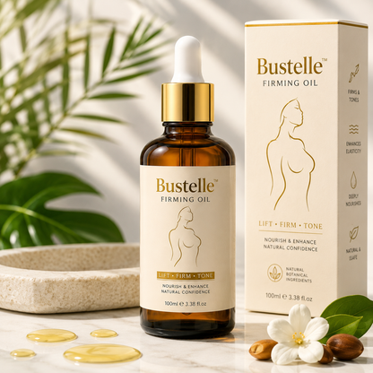 Bustelle™ Firming Oil | Collagen-Boosting Lift + 7-Day Transformation -Looking Bust
