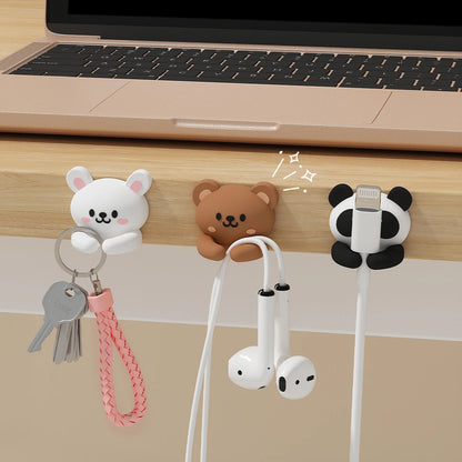 Cute Cartoon Desktop Cable Organizer Managers
