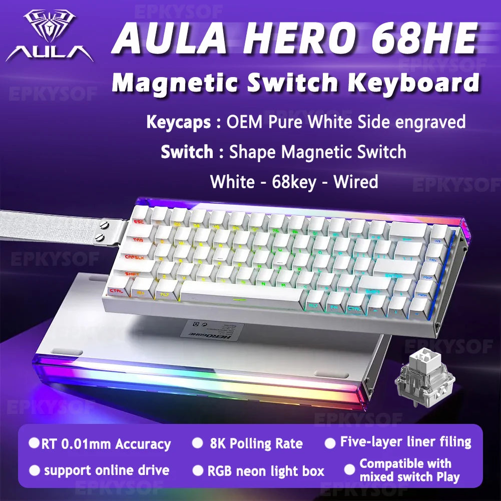 AULA HERO 68HE Magnetic Switch Keyboard