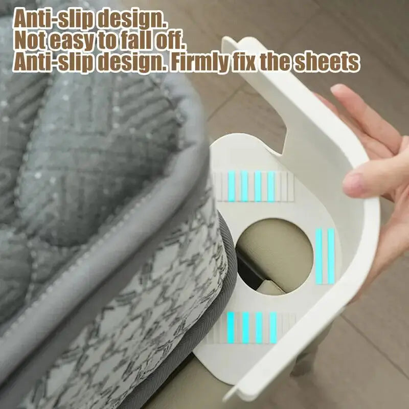 Invisible Heavy Duty Bedsheet Corner Tightener Clips
