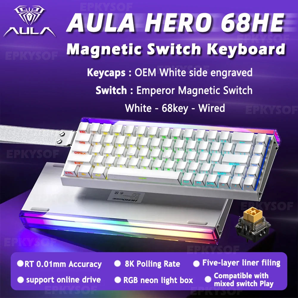AULA HERO 68HE Magnetic Switch Keyboard