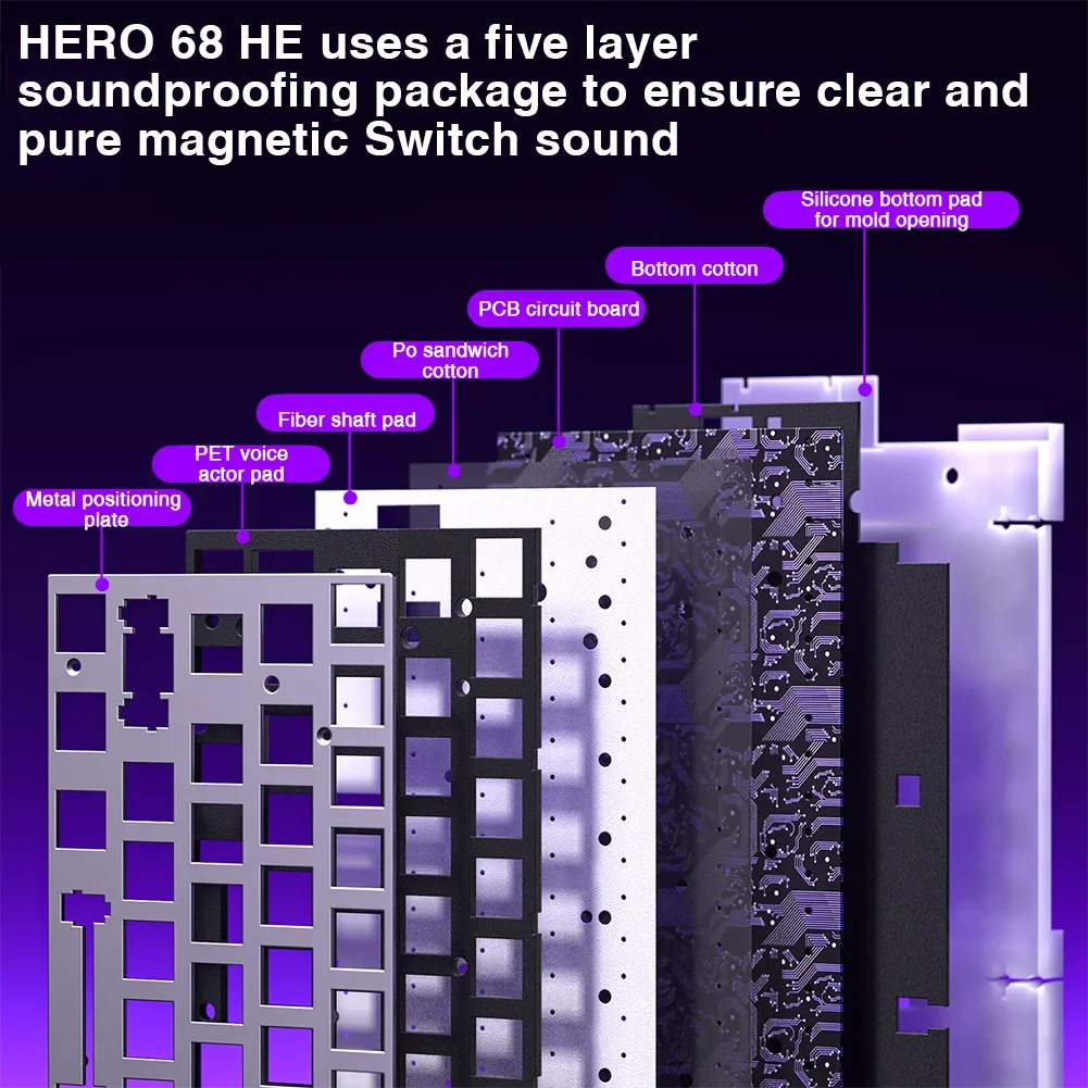 AULA HERO 68HE Magnetic Switch Keyboard