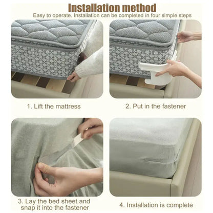 Invisible Heavy Duty Bedsheet Corner Tightener Clips