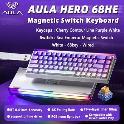 AULA HERO 68HE Magnetic Switch Keyboard