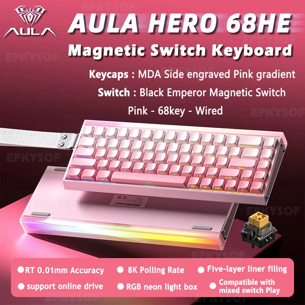 AULA HERO 68HE Magnetic Switch Keyboard