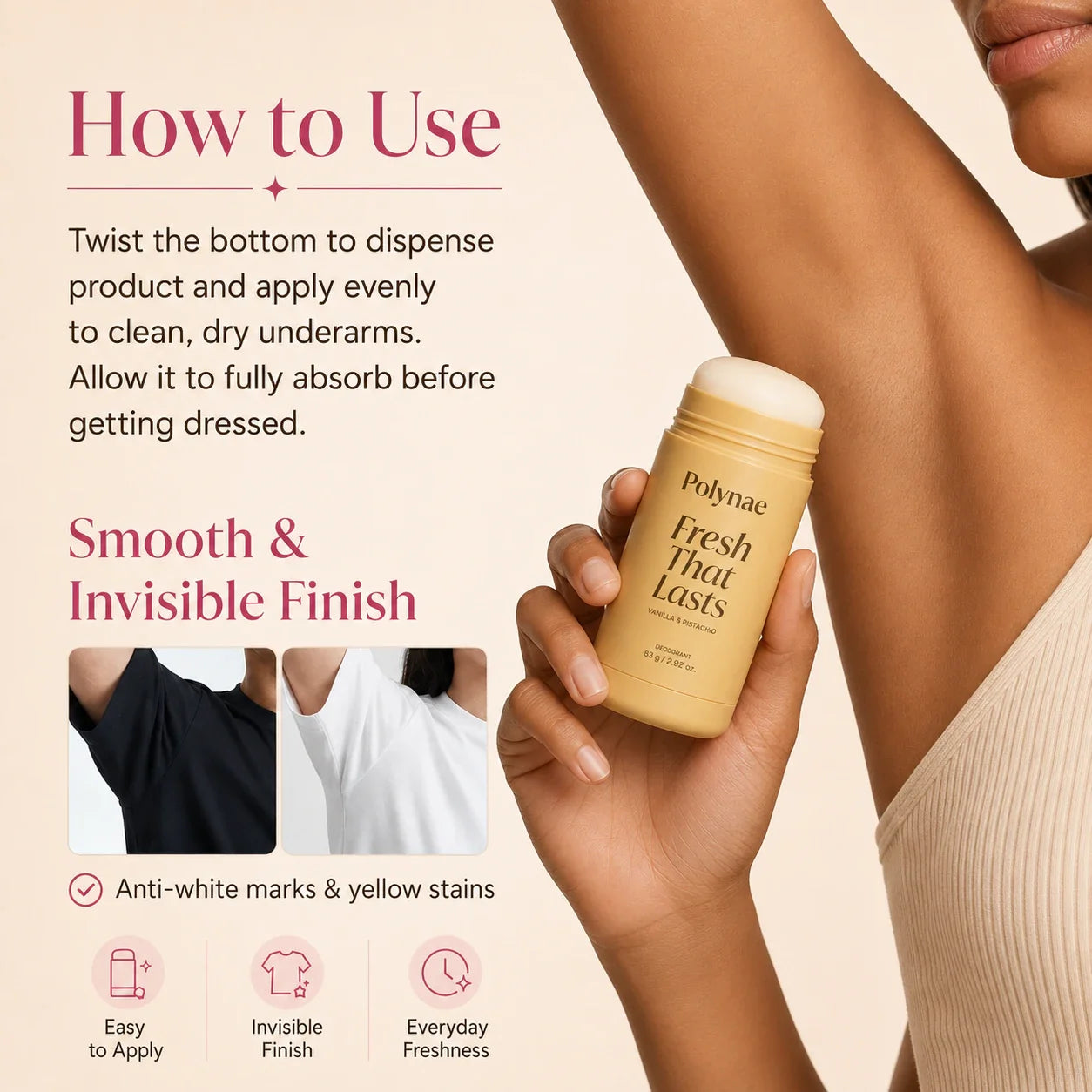 Vanilla & Pistachio Brightening Deodorant