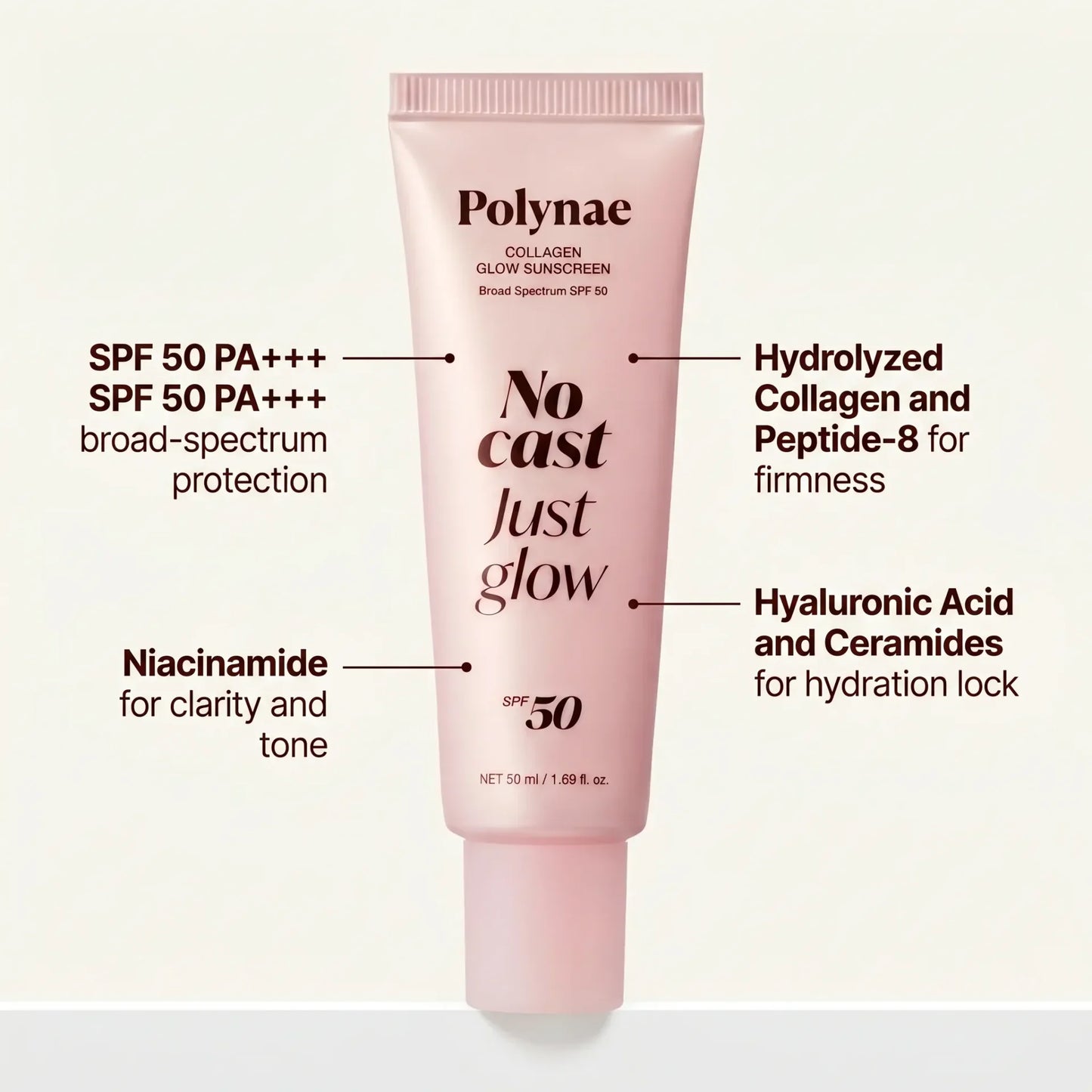 SPF 50 No Cast Collagen Sunscreen