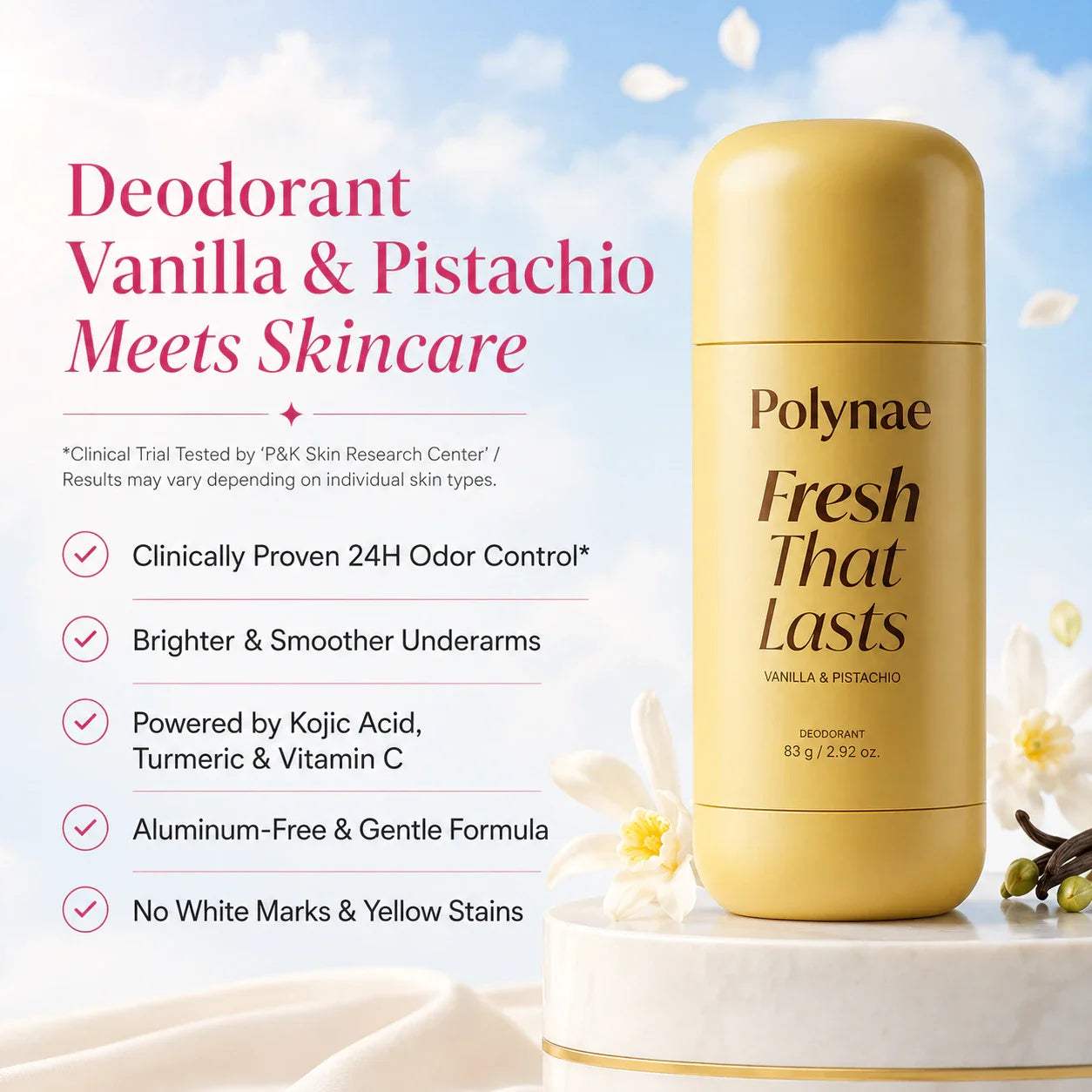 Vanilla & Pistachio Brightening Deodorant